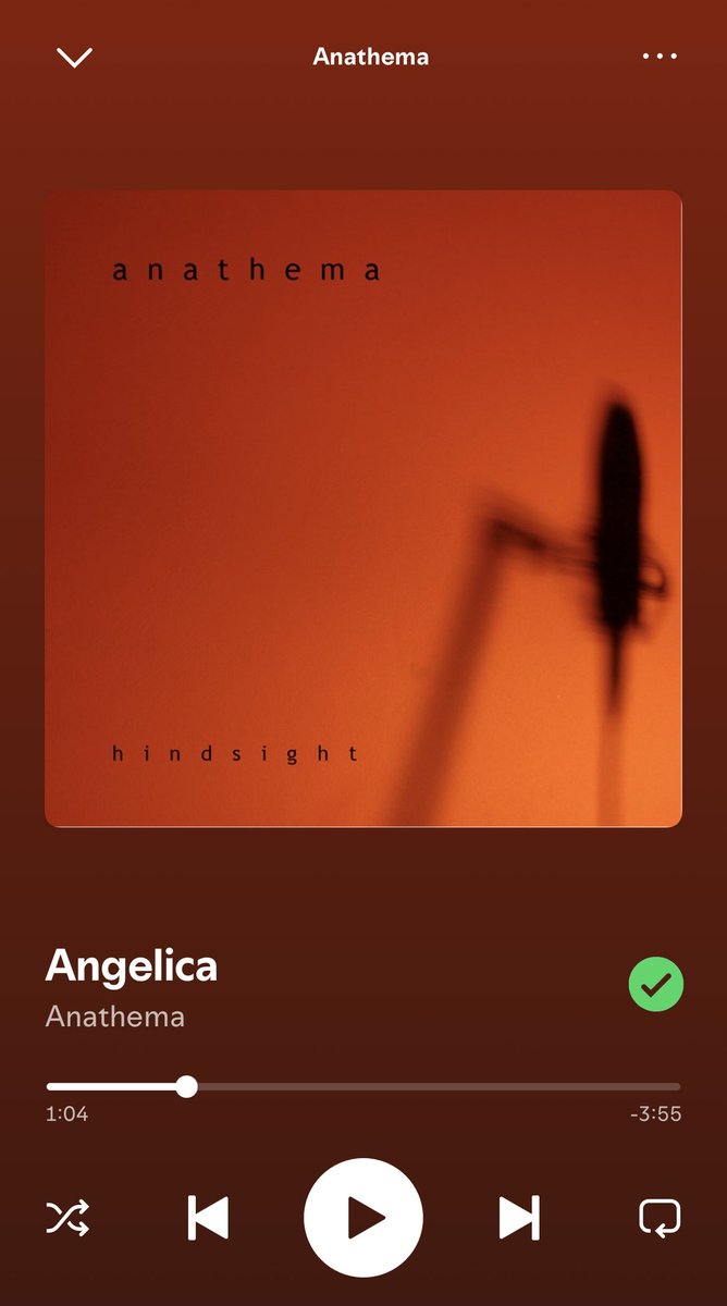 Anathema şarkılarının hepsi bunu hissettiriyor ama Angelicanın yeri başkadır be..