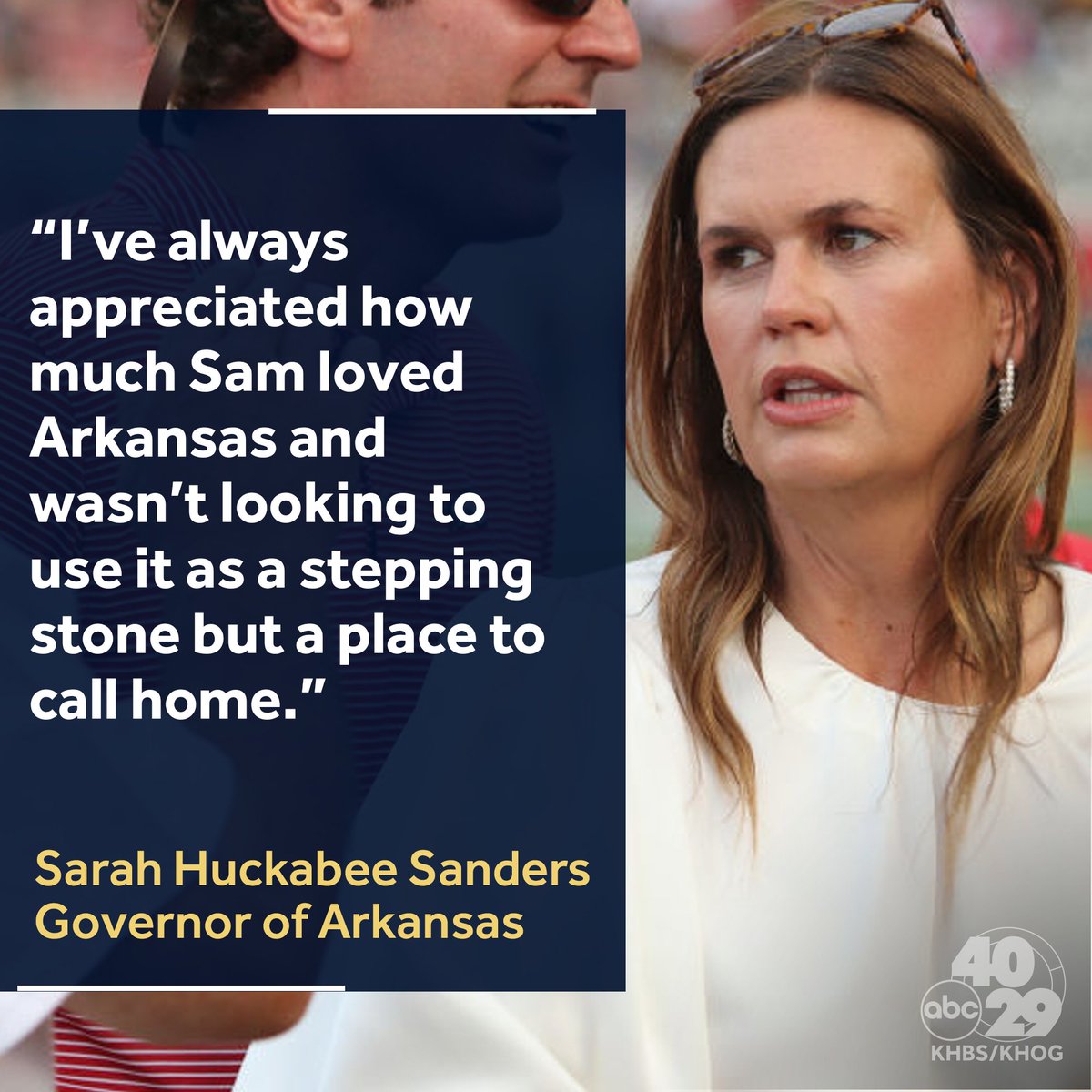 4029news's tweet photo. Arkansas Gov. Sarah Huckabee Sanders released a statement commenting on the mid-season firing of Razorbacks head football coach Sam Pittman.
https://t.co/4DmLlZkneB
#SamPittman #wps https://t.co/jrP05XHAZZ
