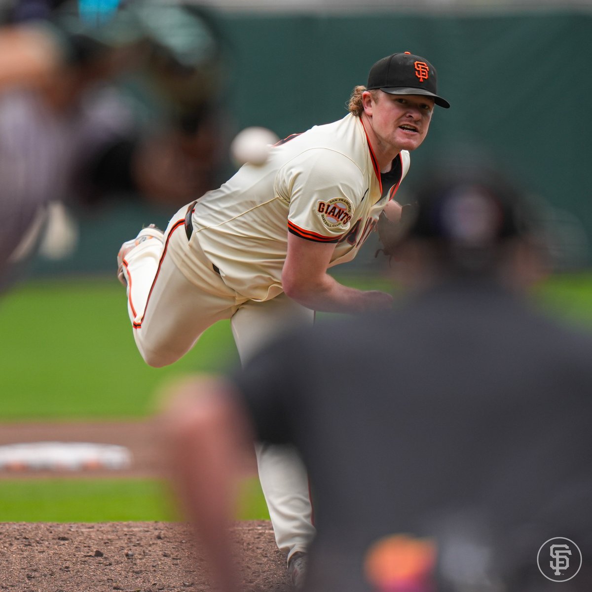 SFGiants's tweet photo. With today's performance, Logan Webb becomes the first Giant since 1994 to lead the NL in both strikeouts and innings pitched. https://t.co/exDZEsCNSR