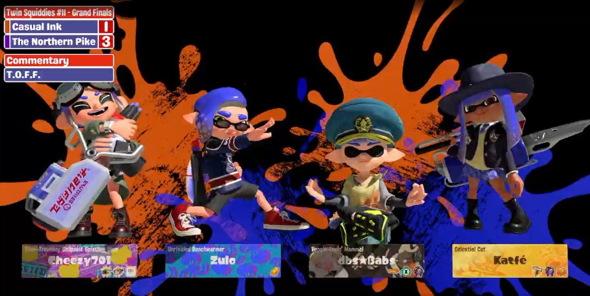 My Splatoon team and I just won Twin Squiddies #11! <a href="/SquidWest/">SquidWest</a> #Splatoon3 #Splatoon