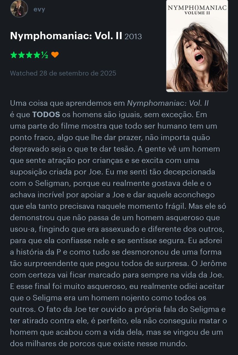 Essa foi as minhas reviews