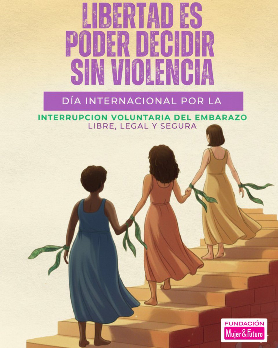 #28S 💚 | Garantizar la Interrupción Voluntaria del Embarazo es un acto de justicia y una forma de proteger la vida y la salud 🫀 de las mujeres y otras personas gestantes.

La libertad de decidir es un derecho que salva vidas y pone fin a los riesgos de la clandestinidad 🚫.