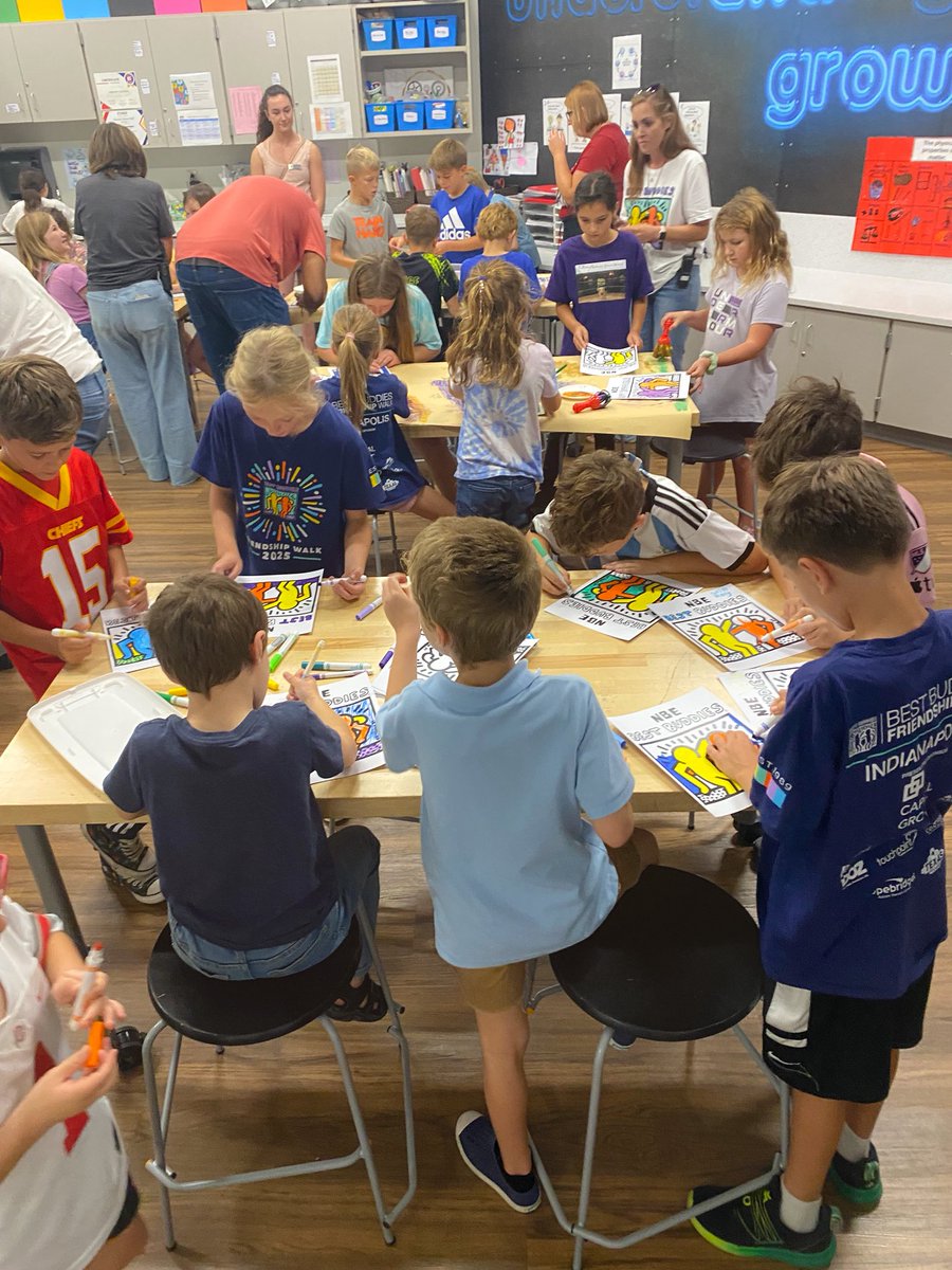 We kicked off our year with an incredible first Best Buddies meeting! We connected in a community circle, heard from Zach Curtis on living with autism, made creative signs, and explored inclusive books. Excited for the year ahead! #InclusionMatters <a href="/NBEbulldogs/">New Britton Elem.</a> <a href="/BestBuddiesIN/">Best Buddies Indiana</a>