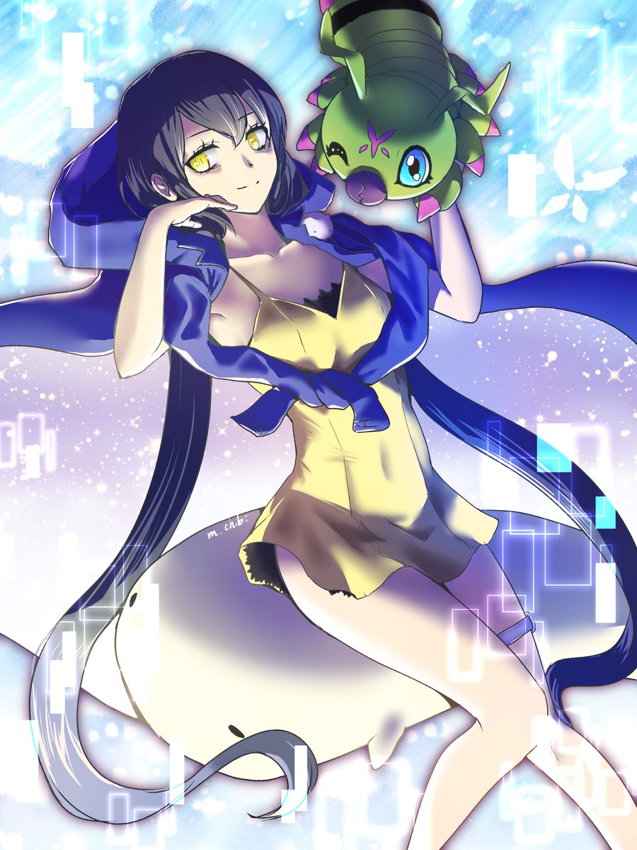chibimaru_wanc's tweet photo. 🐛🦋
#Digimon 
#デジモン 
#デジモンストーリーサイバースルゥース https://t.co/LswoMPG66Y