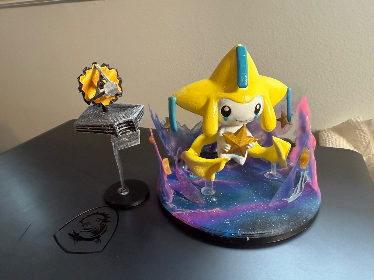 SmolVGC's tweet photo. jirachi in space + james webb telescope friend for @thatguyinabeani ! and a photo of the base before jirachi :) https://t.co/5OSs1gYCj9