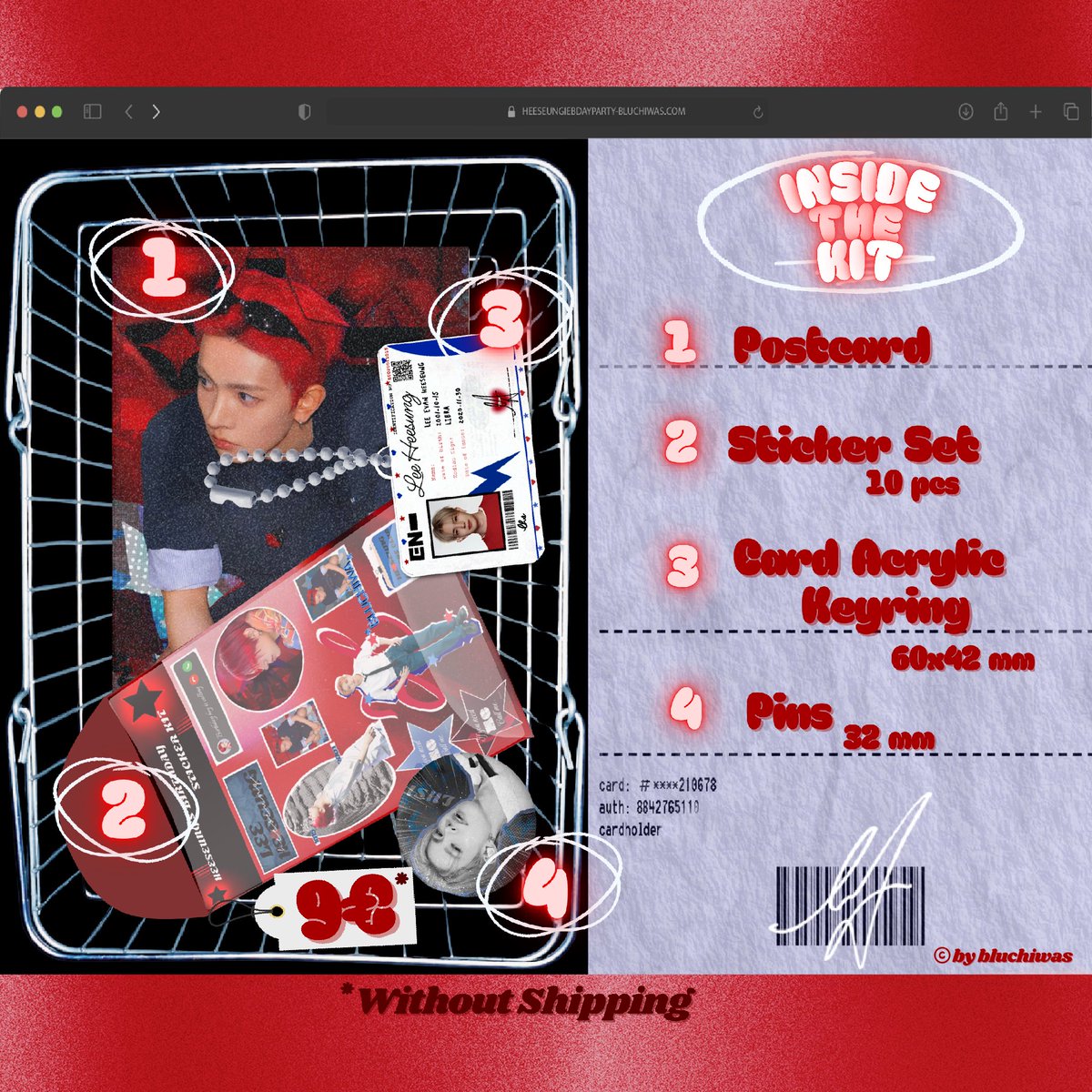 bluchiwas's tweet photo. ꩜ ᐟHeeseung���s Birthday Kit by @bluchiwas 𝄞⨾𓍢

☎️ Preorders are Open
☎️ Deadline TBA

🔗 https://t.co/D65EZxVbnG
📍 France
🌎 WW Shipping

If you want to open a GO dm me

RT &amp; LIKES are appreciated ❤️‍🩹
——
TAGS
#HEESEUNG #LEEHEESEUNG #ENHYPEN #ENGENE #희승 #HAPPYHEESEUNGDAY https://t.co/2i2QJreTpX
