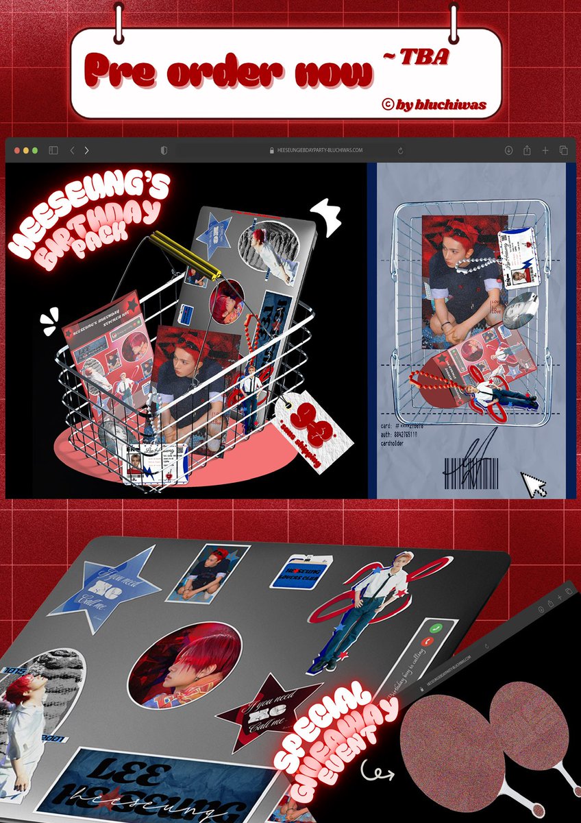 bluchiwas's tweet photo. ꩜ ᐟHeeseung���s Birthday Kit by @bluchiwas 𝄞⨾𓍢

☎️ Preorders are Open
☎️ Deadline TBA

🔗 https://t.co/D65EZxVbnG
📍 France
🌎 WW Shipping

If you want to open a GO dm me

RT &amp; LIKES are appreciated ❤️‍🩹
——
TAGS
#HEESEUNG #LEEHEESEUNG #ENHYPEN #ENGENE #희승 #HAPPYHEESEUNGDAY https://t.co/2i2QJreTpX