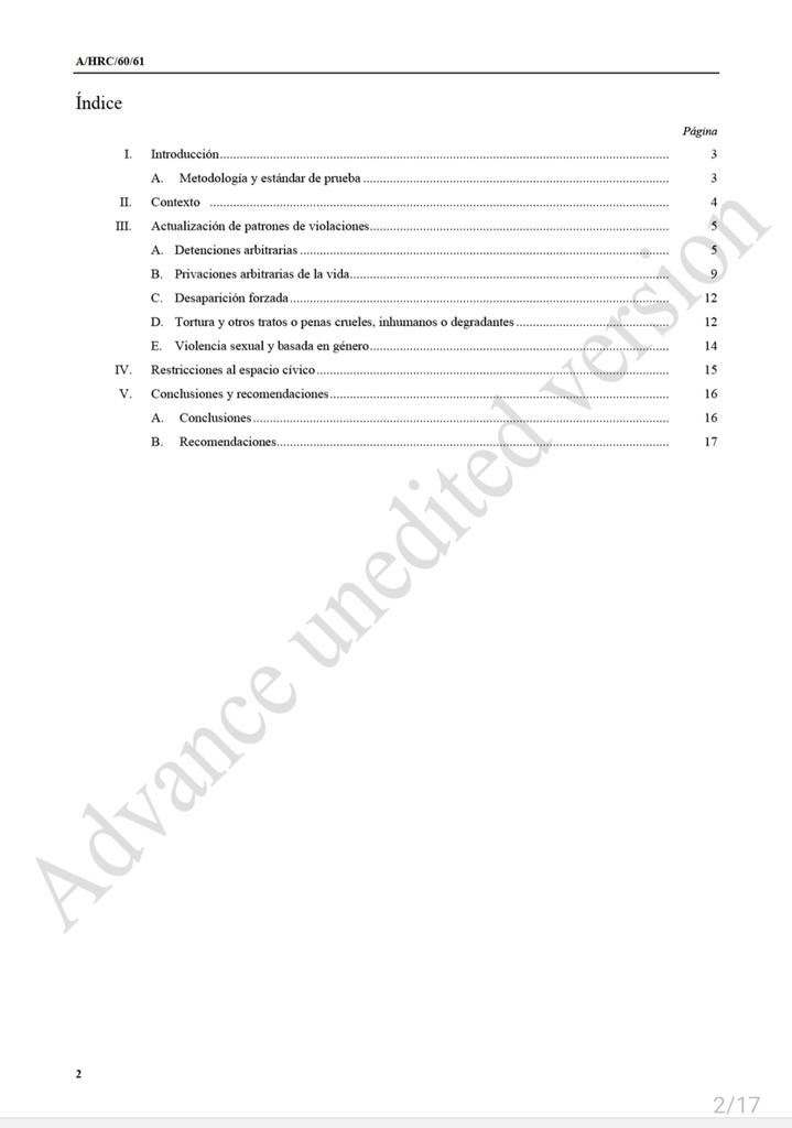 Nuevo informe de la Misión Internacional de NNUU sobre Venezuela. Como es sabido, prosiguen los crímenes de lesa humanidad con asesinatos, desapariciones forzosas, detenciones arbitrarias... Para cuándo la CPI dictará la orden de detención internacional contra Maduro?