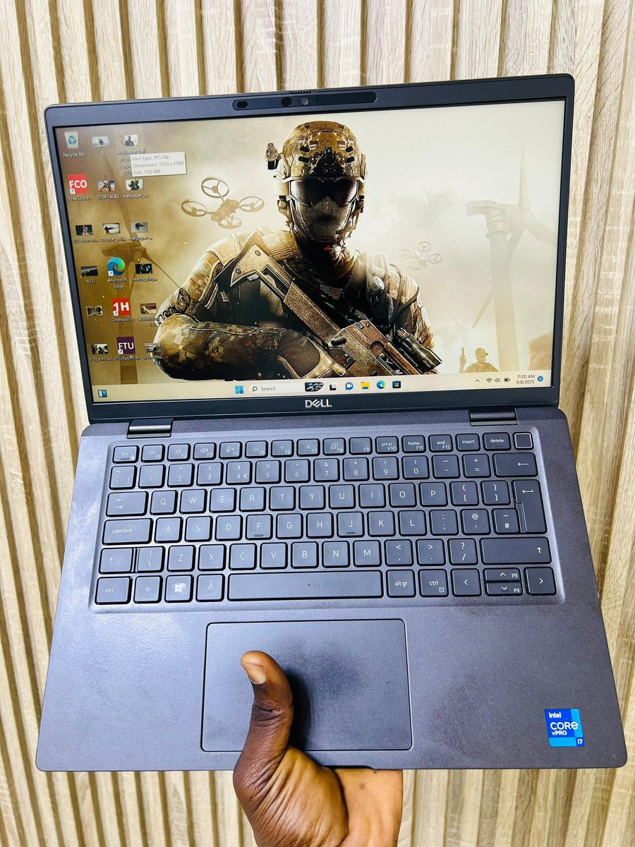 Muhammadkabeerr's tweet image. ➡️Dell latitude 7420
➡️touch screen 
➡️11th generation 
➡️Core i7
➡️processor speed 3.0
➡️256ssd 
➡️16gb ram 
➡️face recognition 
➡️thumbprint sensor 
➡️UHD display 
➡️type C port 
➡️keyboard light 
➡️14,inch 
➡️Original Factory charger 🔌 
➡️over 5hr battery life
☎️ 08165302268