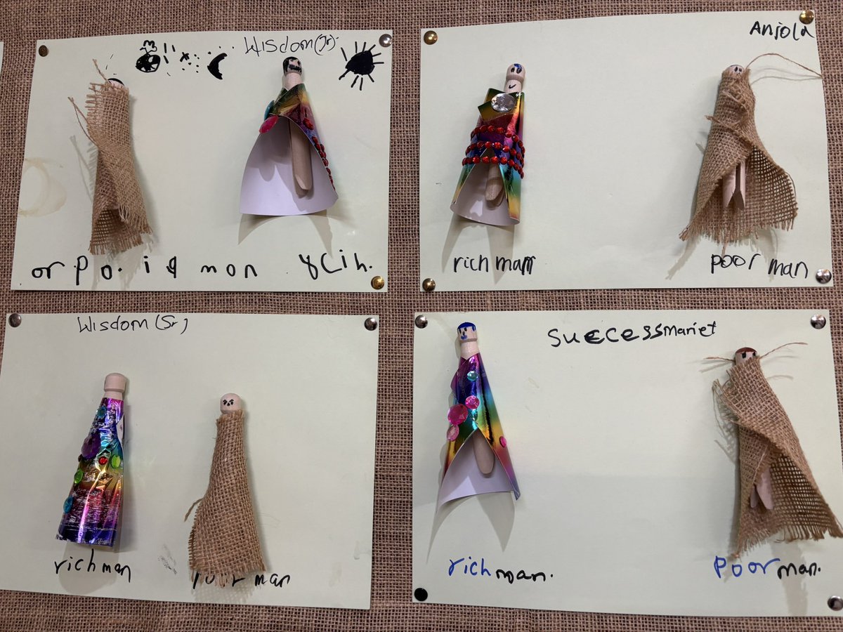 StSaviourCF24's tweet photo. Today our young people created their own #Richman #Poorman to retell the story of Lazarus @SouthCardiffMA https://t.co/4mssxPjFuG