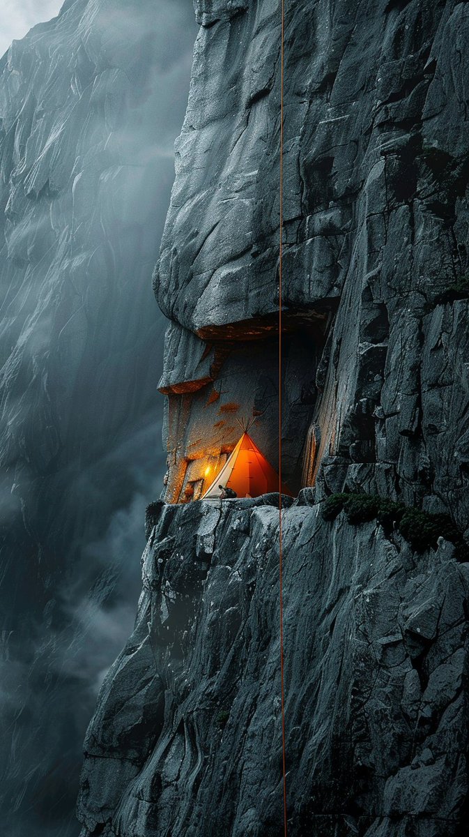 SasquatchSnooze's tweet photo. “Not camping—this is straight-up squatting on gravity’s patience. 🏔🔥”
#Backpacking #Hiking #Camping #Adventure #SasquatchSnooze #Nature #ExtremeCamping #EpicViews #WildernessCulture #OutdoorAdventure #ExploreMore #StayWild https://t.co/XsENB8Zn8R
