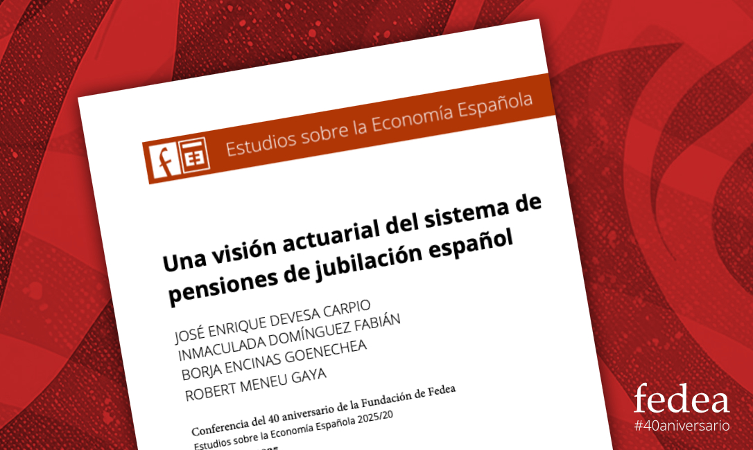 #40aniversario 🔴 Estudios sobre la Economía Española de <a href="/DevesaCarpio/">José Enrique Devesa Carpio</a> <a href="/inmafabi1/">Inmaculada Dominguez Fabian</a> 👁‍🗨 Una visión actuarial del sistema de pensiones de jubilación español 👉 fedea.net/?p=14256
📄 Doc: fedea.net/?p=14256