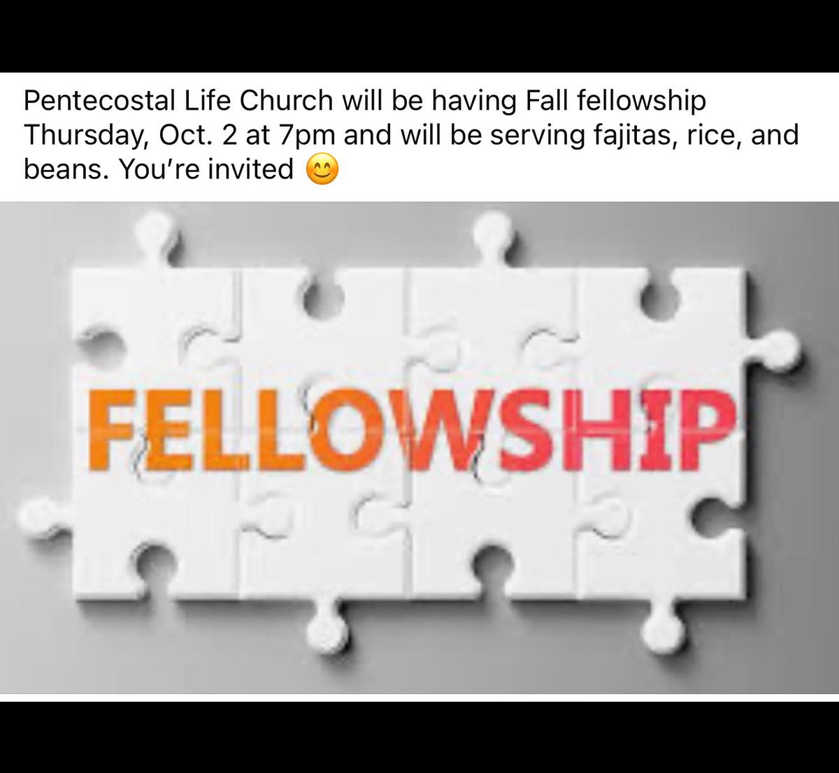 PLCSchertz's tweet photo. Your invited to Pentecostal Life Church https://t.co/YNhF6v8Mpb