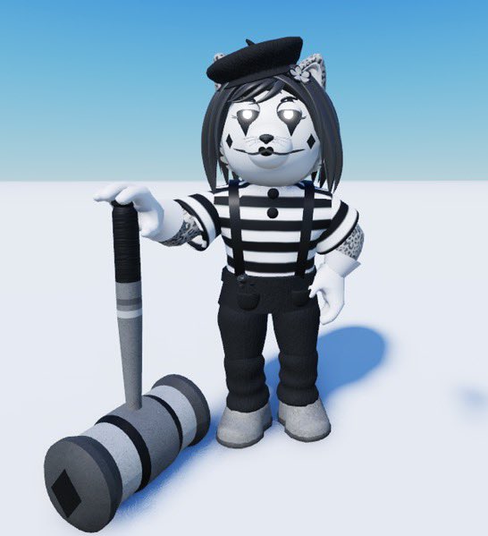 CyberblueYT's tweet photo. @DaRealMiniToon Here is one of my favorite skin creations, Calixé the cheetah. 🐆
Originally a concept for that scrapped female Clowny alternate skin. It resembles a mime and is fully modeled and animated, it even has a special unique jumpscare effect!
More info:
https://t.co/CSSSoQ4Ls1 https://t.co/pjKFDBQHMV