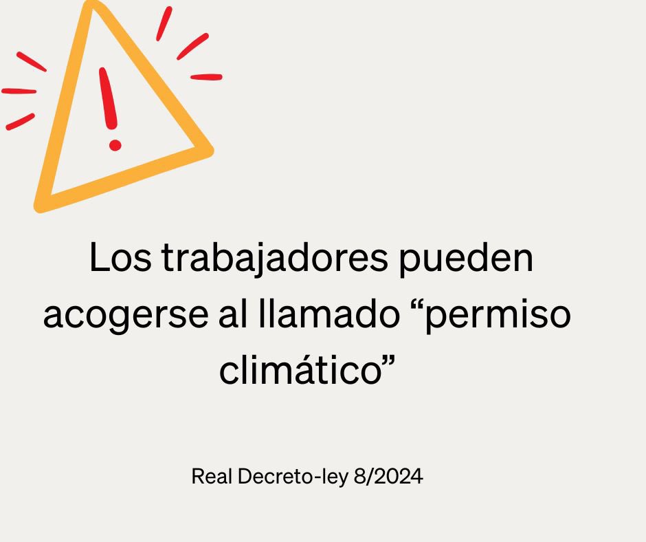 📣 La Generalitat recorda el dret dels treballadors de no assistir al seu lloc de treball en cas d'alerta roja ⛈

⚠👩‍💻 Insta les empreses a prevaldre la modalitat de treball a distància sempre que siga possible

🔗 cutt.ly/DrMUXhQf