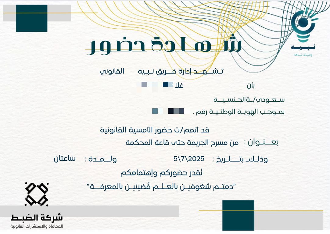 LegalGhala's tweet photo. تشرفت لحضوري هذه الأمسية الرائعة،  كل الشكر فريق نبيه @lawNabyh https://t.co/Gt0zTB0pZb