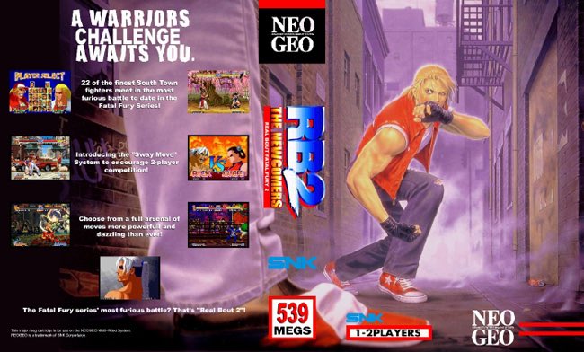 NeoCverA's tweet photo. My #RB2Experiences is more on the creative side back when I was heavy into making MVS shockbox inserts. It was fun making on for this title using the entire illustration which had not been done before on any official releases. https://t.co/kEPU3DTX86