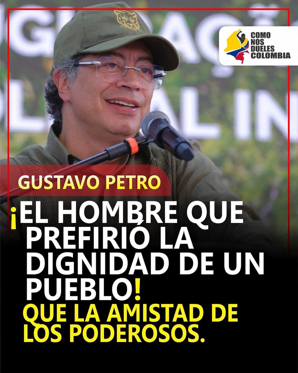 La dignidad como bandera!!