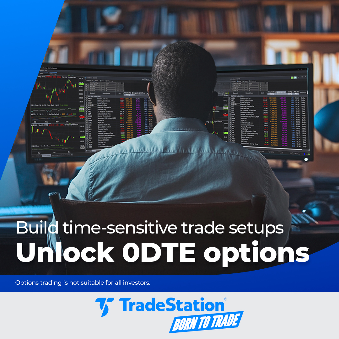 TradeStation's tweet image. Looking to master #0DTE options? These #contracts expire the same day, offering unique opportunities but requiring precision and #strategy. Our Options Education Center breaks down how to trade them with confidence: spklr.io/6012BymaE