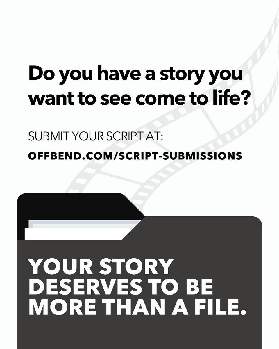 Got a script collecting dust? Maybe it’s been sitting in a folder for months… or even years.

Offbend is opening its doors to writers everywhere. We’re looking for original voices that deserve to be heard and read.

This is your sign. Submit now at Offbend.com/script-submiss…