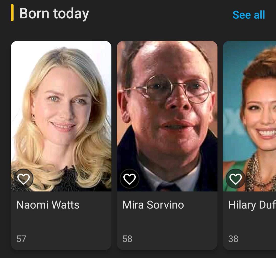 Look, I'm just gonna say it. Mira Sorvino looks great for 58.