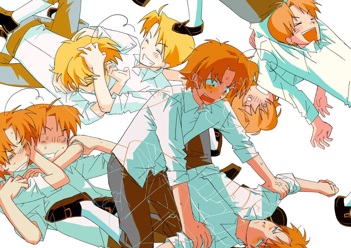 5000000hell's tweet image. roughhousing