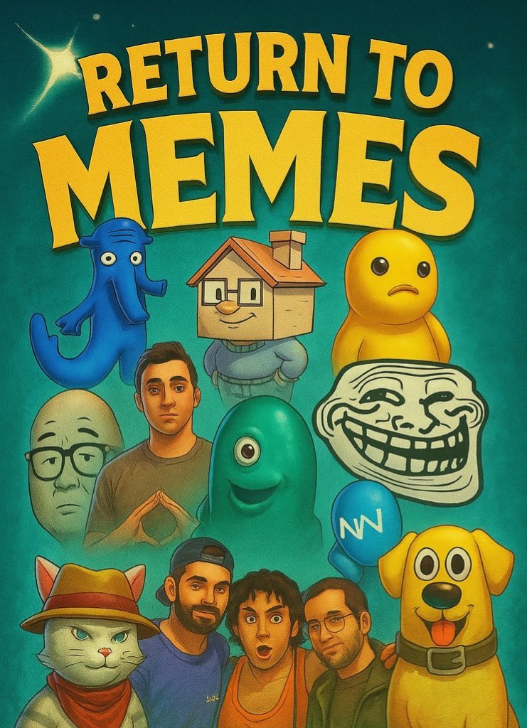 GN

RETURN TO MEMES.

Everyday I see more and more, bigger and bigger people returning.

It's coming... $RTM