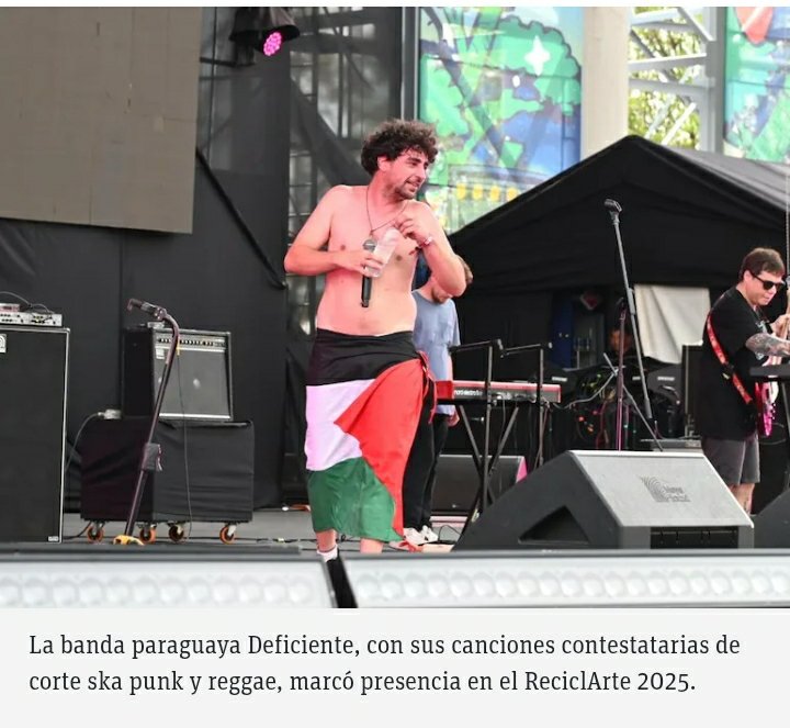 Palestina en Reciclarte 2025.