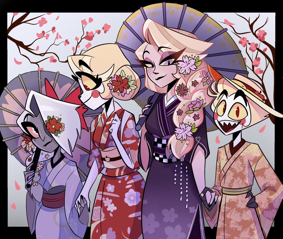 ruby_coga's tweet photo. Family walk 🌸🍎🎀 #HazbinHotel #HazbinHotelLucifer #HazbinHotelFanart #hazbinhotelseason2 #HazbinHotelCharlie #HazbinHotelLilith #HazbinHotelCharlie #HazbinHotelVaggie #chaggie #Lucilith https://t.co/XksUwFeR4d