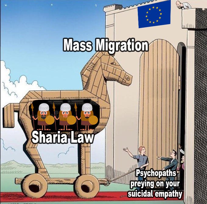 Tardigrade8's tweet photo. #Europe #Christianity #DeathtoIslam #IhateIslam #AntiIslam #AntiMuslim https://t.co/3QnzNdOn7j
