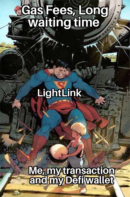 AlexisNuel's tweet image. Meme for @LightLinkChain 
#DiscoverPossible