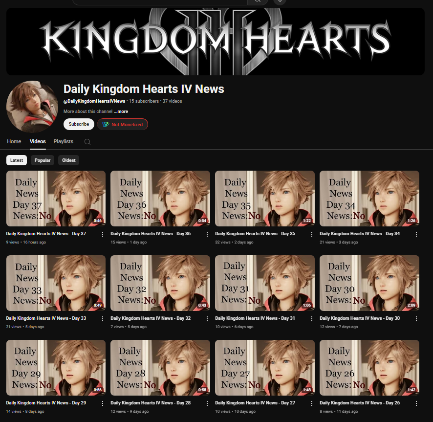 ProdigyxCD's tweet photo. Kingdom Hearts Fans are going Insane lol https://t.co/g7itWMTURA