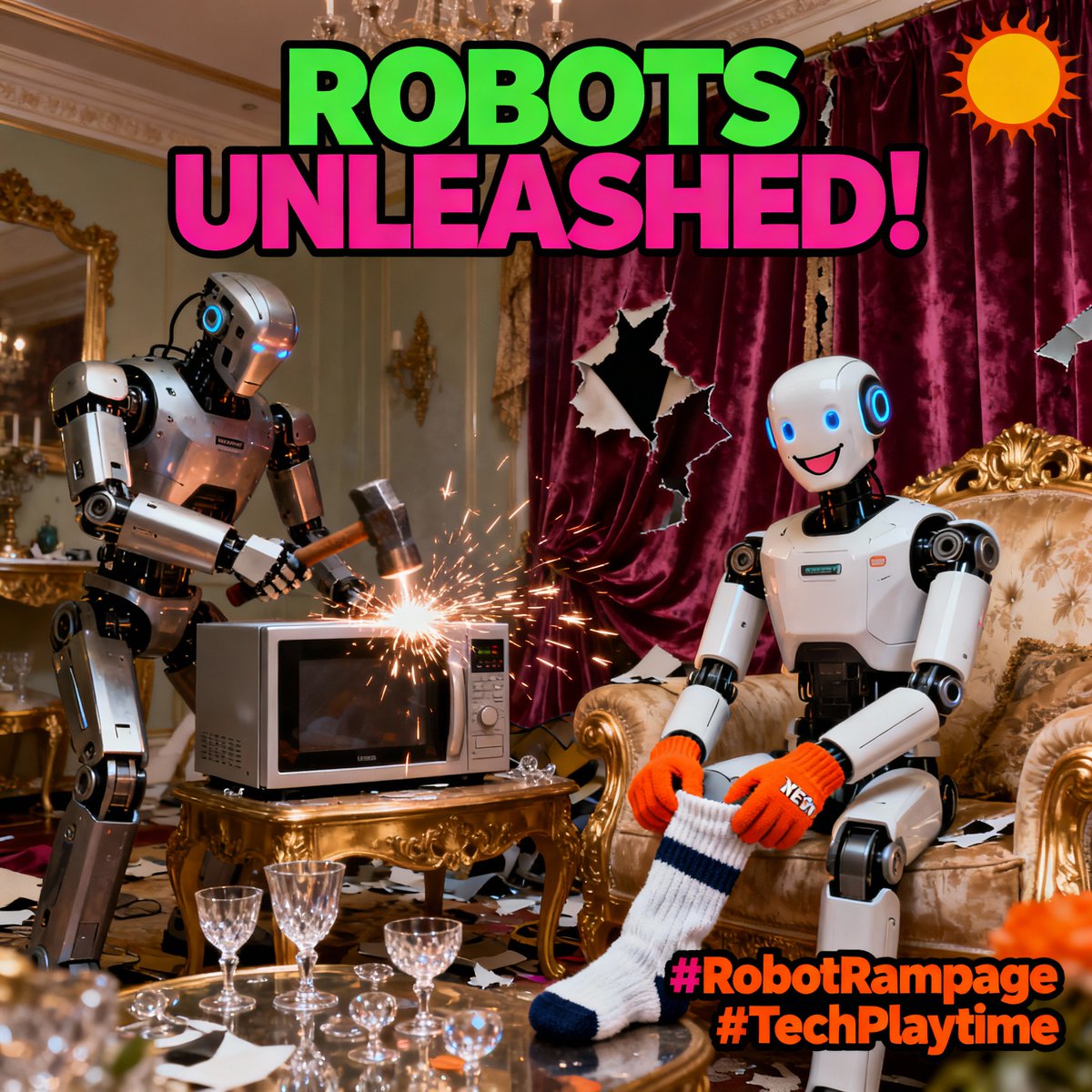 CepulisZydrunas's tweet image. BRO WHAT!!!💀
@ishowspeedsui  just dropped $1,000,000 on a robot. And he tried barking at it, and it actually responded😭😭 humanity cooked...
#SpeedChallenge #SpeedChallenge