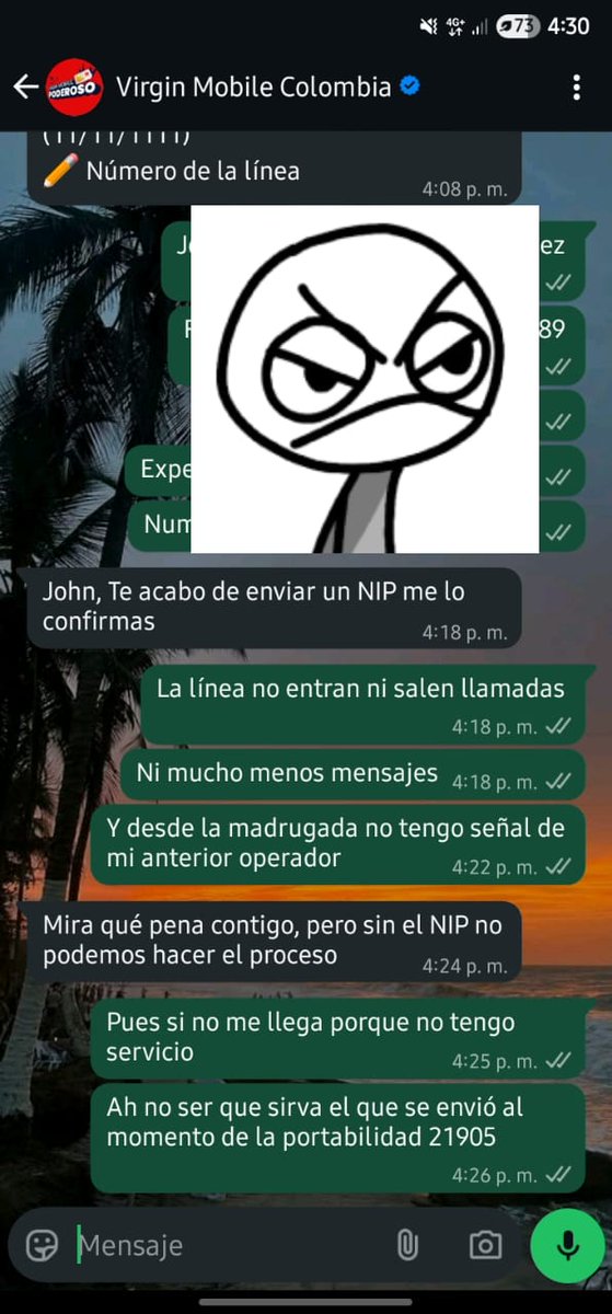 johnkassa089's tweet photo. @Virgin_MobileCo que es este nivel de incompetencia, no tengo señal ni servicio y me piden esto, https://t.co/JFfeRPdgz1