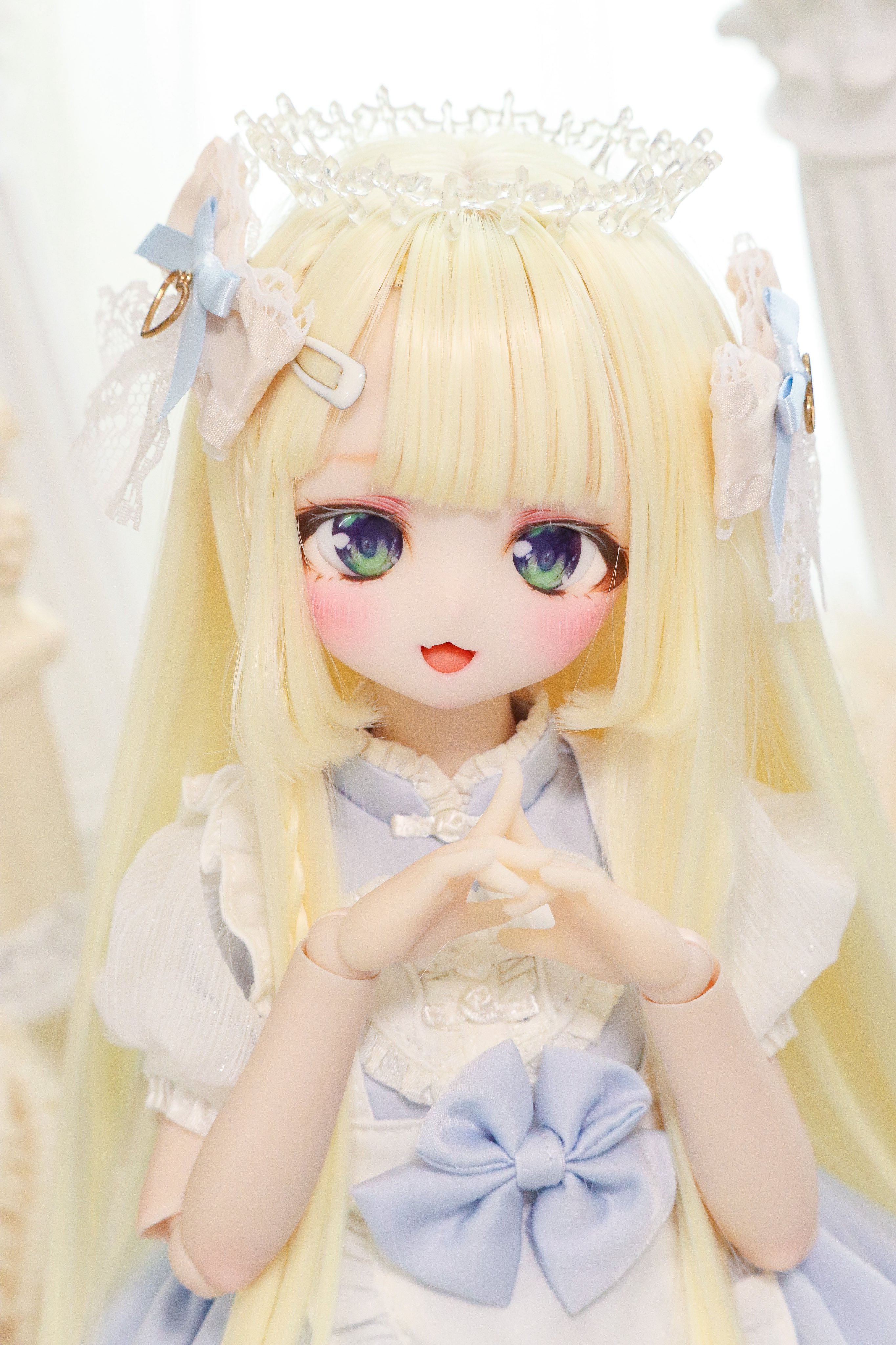 ♡るーページ♡ AMBIDEX Store △〇丸胴天竺 フードBIGプルオーバー(F シロ