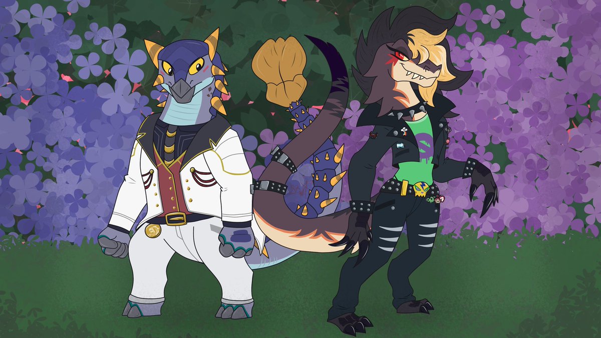 AkanaDarklight's tweet photo. Otros IDK
#furryartwork #megaraptor #ankylo #dinosaur #Scalie #digitaldrawing #sonicstyle https://t.co/RVKvPxuKmv