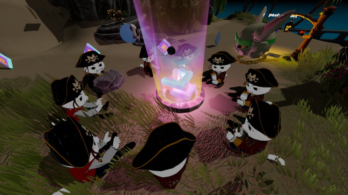 Destiny decided in the circle of captains 🏴‍☠️
<a href="/IslandRaid/">Island Raiders</a> game night on <a href="/niftyisland/"></a> 🏝️