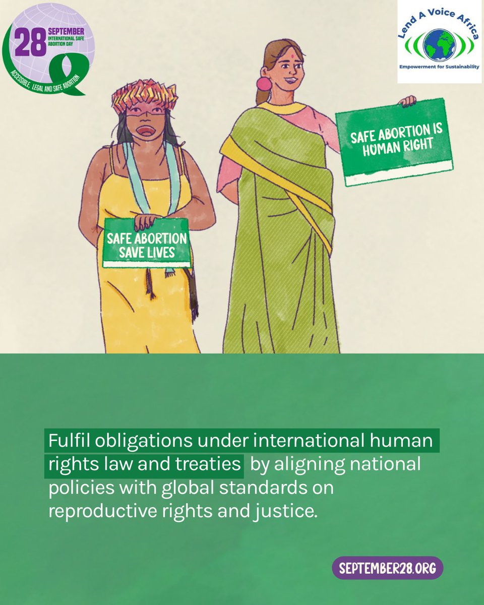 Abortions that are safe saves life!
#UnstoppableAbortionMovement #AbortionSolidarity #Sept28 #SafeAbortionSavesLives #AbortionisHealthCare