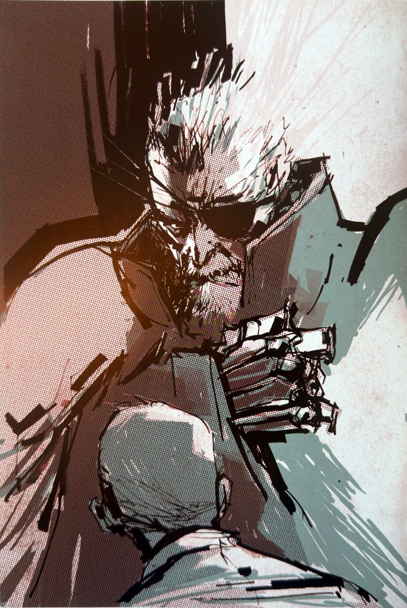 MetalGear_QWC's tweet image. Metal Gear Solid 2: Sons of Liberty (2001)
Art by Ashley Wood