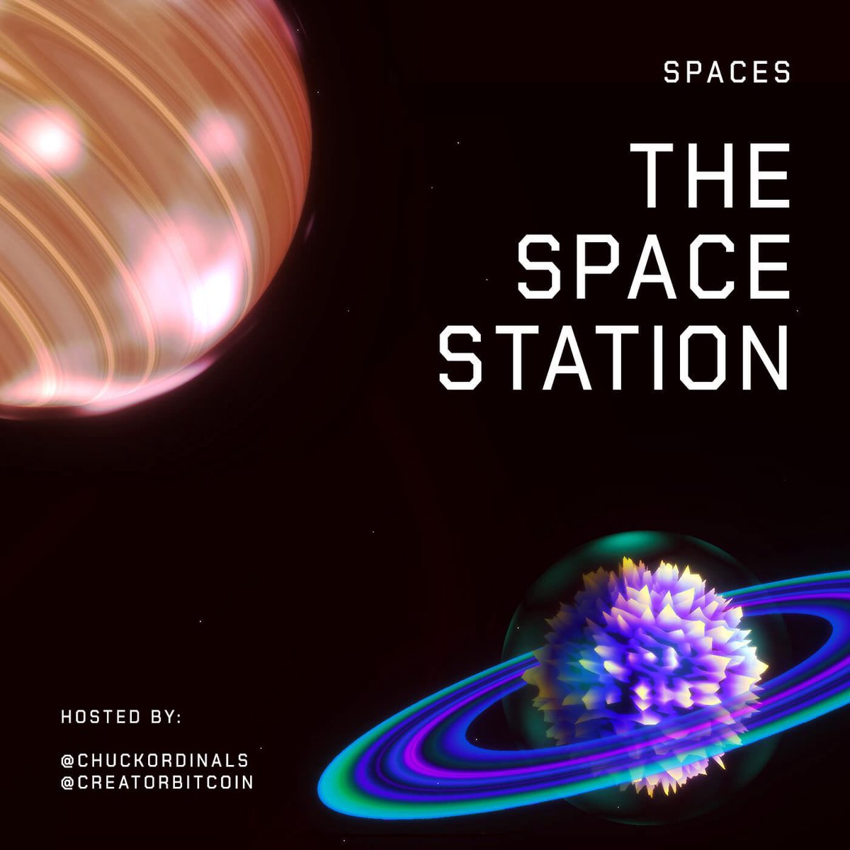 Chuck (@chuckordinals) on Twitter photo Set a reminder for our upcoming Space! x.com/i/spaces/1OwxW… coming wednesday at 15:00UTC another edition of The Space Station with <a href="/CreatorBitcoin/">Creator</a> about <a href="/PlanetsBitcoin/">Planets</a> Set a reminder for our upcoming Space! x.com/i/spaces/1OwxW… coming wednesday at 15:00UTC another edition of The Space Station with <a href="/CreatorBitcoin/">Creator</a> about <a href="/PlanetsBitcoin/">Planets</a>