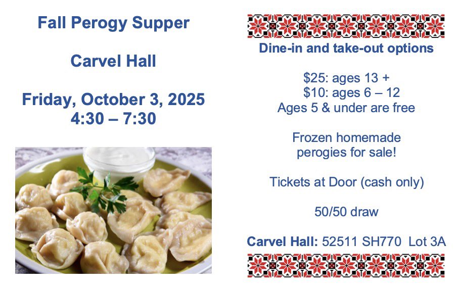 Take the evening off - leave the cooking to us. Come enjoy a great meal with a number of different dishes.