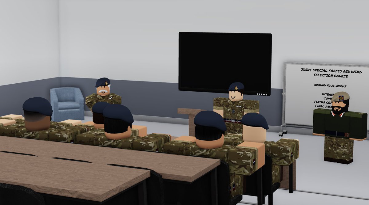 ModRoblox's tweet image. This Saturday, RAF personnel from No. 1 and No. 2 Group presented themselves at RAF Northolt for the JSFAW Selection Course, a programme designed to prepare pilots to provide vital support to UKSF operations.