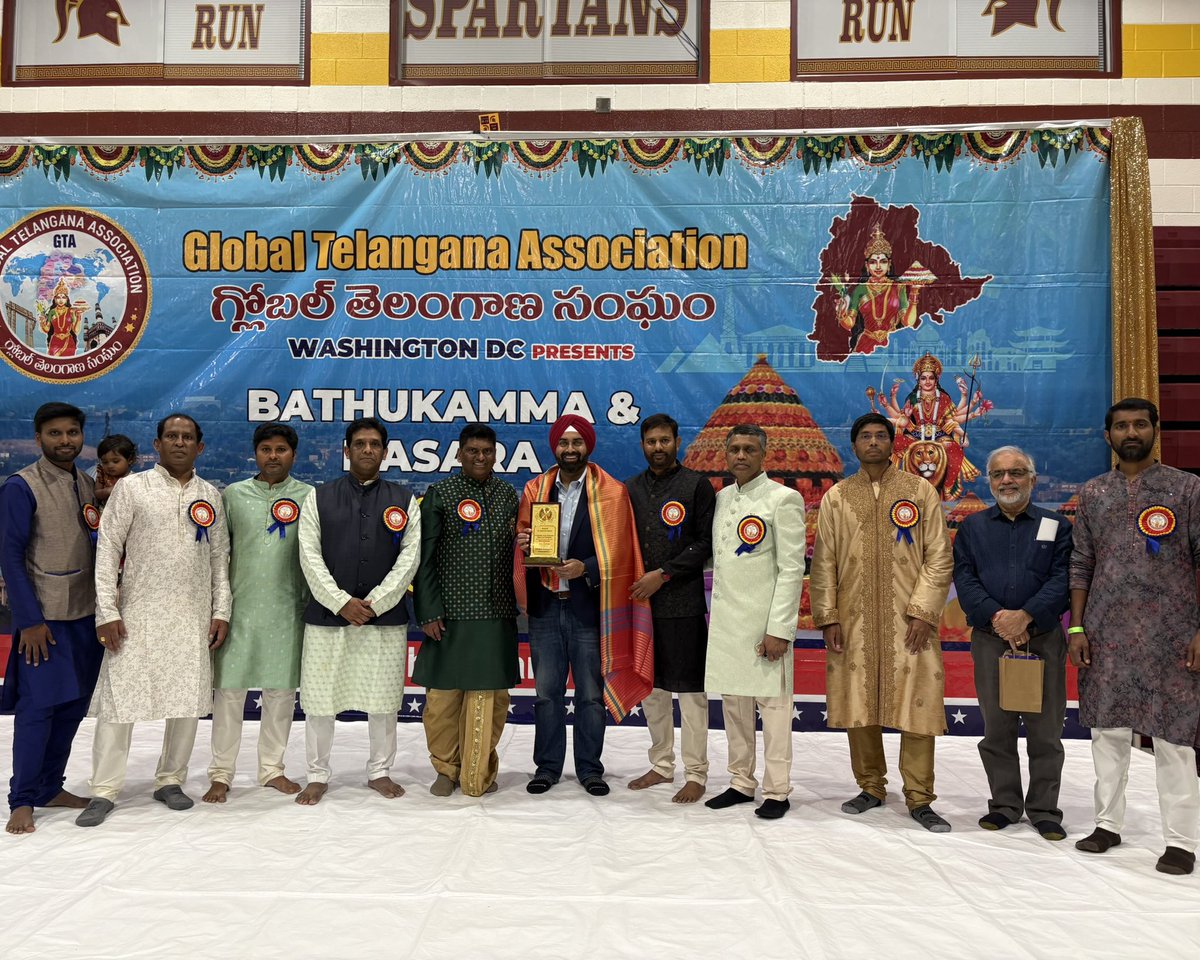 Delighted to join the Global Telangana Association and the Telangana Development Forum, in Ashburn this weekend!