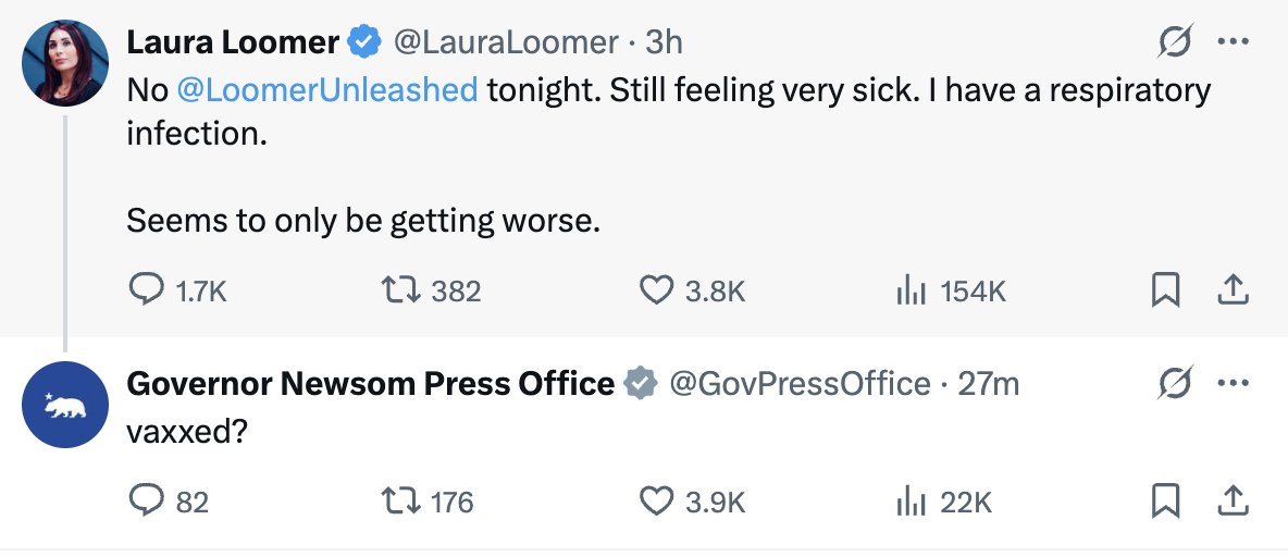 The Governor Newsom Press Office account is beyond good.