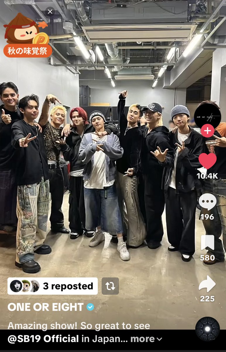 After FELIP’s collaboration with ONE OR EIGHT, they met again in SAW concert.
<a href="/SB19Official/">SB19 Official</a> 
<a href="/felipsuperior/">FELIP</a> 
#SB19 
#SB19_KEN 

Check out ONE OR EIGHT's video! #TikTok vt.tiktok.com/ZSDnj45T3/