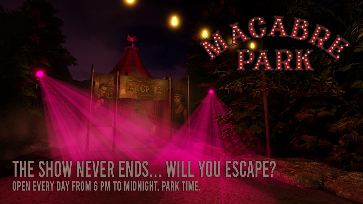 MPThemeParks's tweet photo. 🎃 Macabre Park is now open! 🎃

🎃🎪 Celebrate the spookiest season of the year at MP Theme Parks. 🎪🎃

Macabre Park Theme Park opens every day from 6 pm to midnight (park time). https://t.co/o0SiOHZTjk