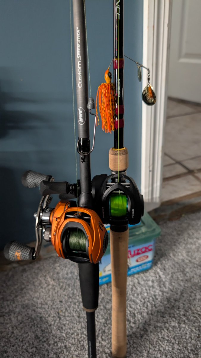 AlabamaJigger's tweet photo. Added these 2 beauties to my arsenal this week. I cannot wait to get out on the water next weekend on the new boat and test them out. #bass #bassfishing #lews #lewsfishing #lewsreels #lewscustom #shimano #kastking #kastkingusa #alabama #lakeguntersville https://t.co/m9LFy4gUjQ