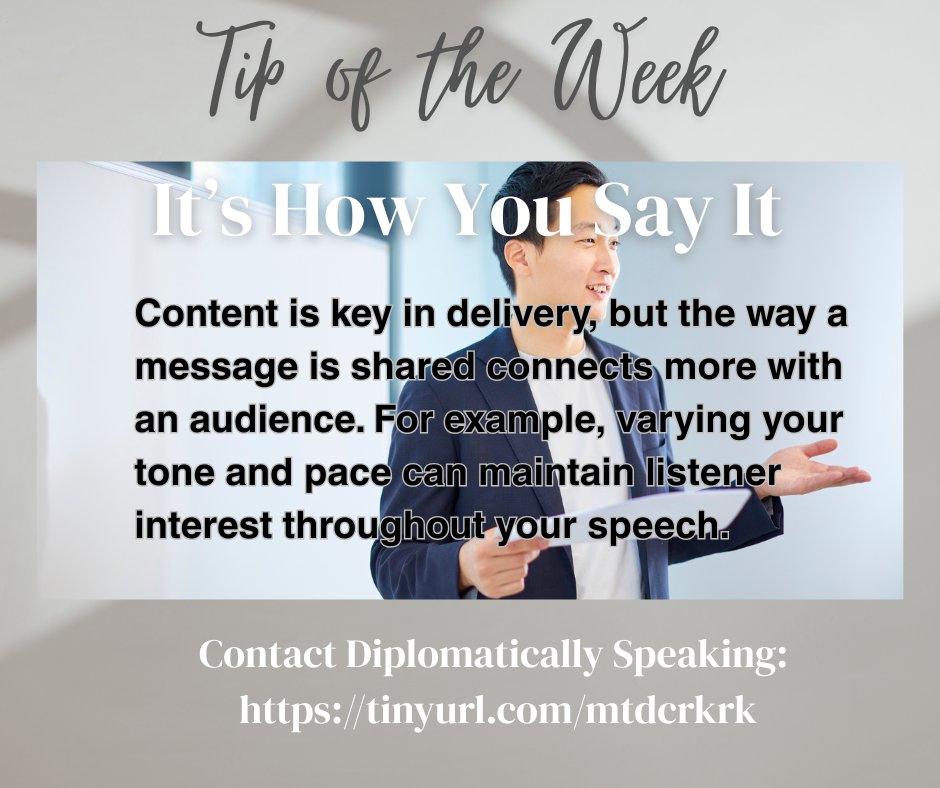 dip_dc's tweet photo. #Toastmasters #Leadership #DistinguishedClub #ThrivingTogether #tipoftheweek
#DivisionB #D36strong Diplomatically Speaking's Tip of the week! Enjoy https://t.co/wAI8wt9RMP