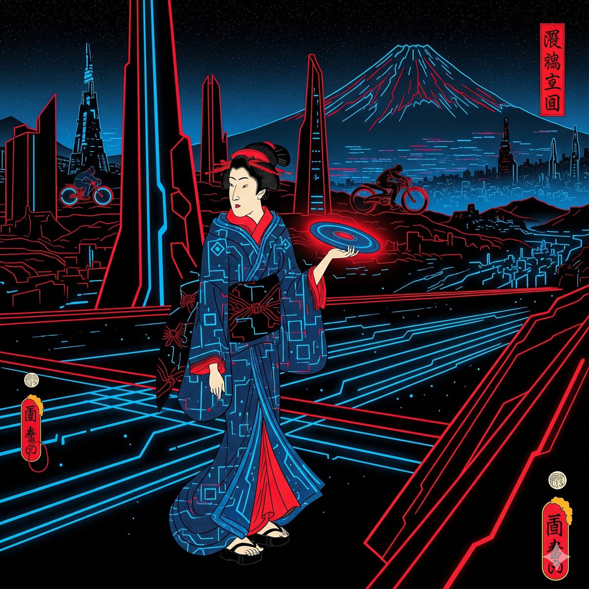 edoshomin's tweet image. Nine Inch NailsのTron: Aresのサントラを聴きながらウォーキングする江戸庶民