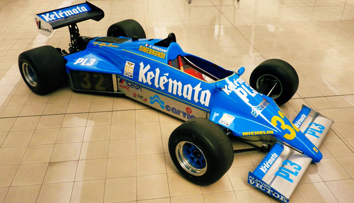I’m sad to hear of the death of Enzo Osella, founder of the eponymous race team, at 86. Osella competed in #F1 throughout the ’80s, before focusing on hillclimbers &amp; sports cars. Pic: the pretty ’83 Osella-Alfa F1 car, as raced by Piercarlo Ghinzani &amp; Corrado Fabi. #RIPEnzoOsella